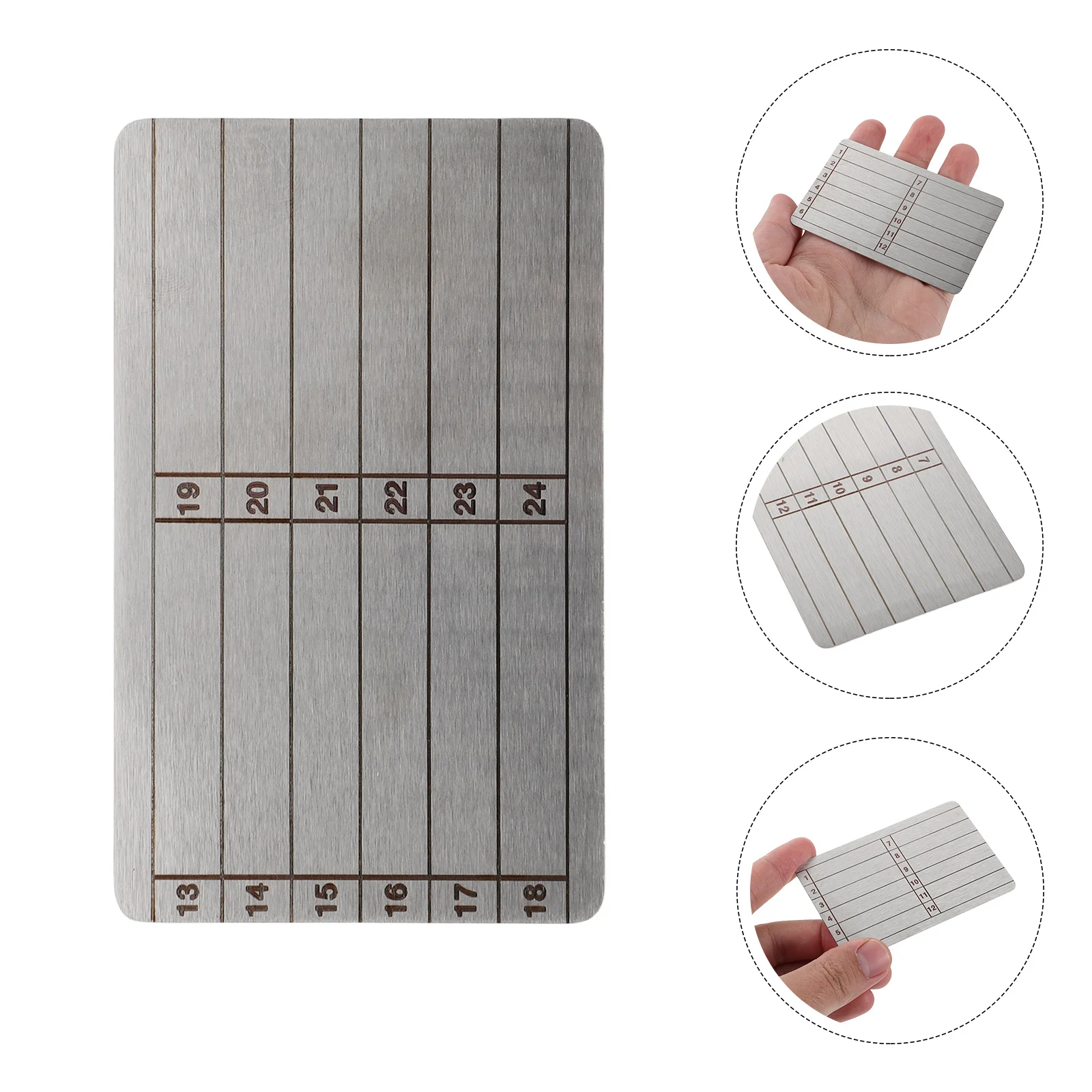 Płyta zapasowa na 24 słowa seed phrase, stal nierdzewna, wodoodporna, odporna na ognie, odporna na zarysowania, metalowe schowek na Bitcoin