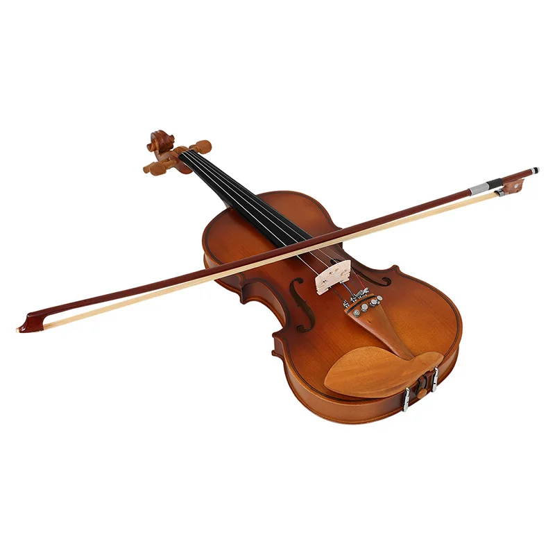 

4/4 Violin Adults Professional Performance Violin Beginner Practice Playing Violins 4 Strings Violins Full Set with Carry Bag