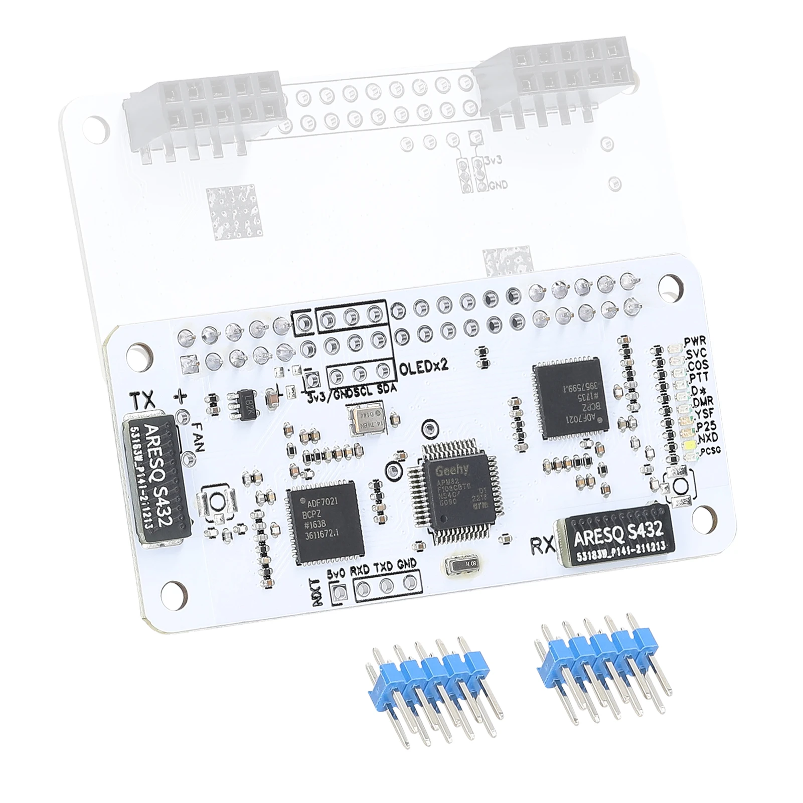 

Raspberry Pi MMDVM Duplex Board Hotspot Board Kit P25 DMR YSF Development Version Module For Raspberry pi MMDVM Mobilepower