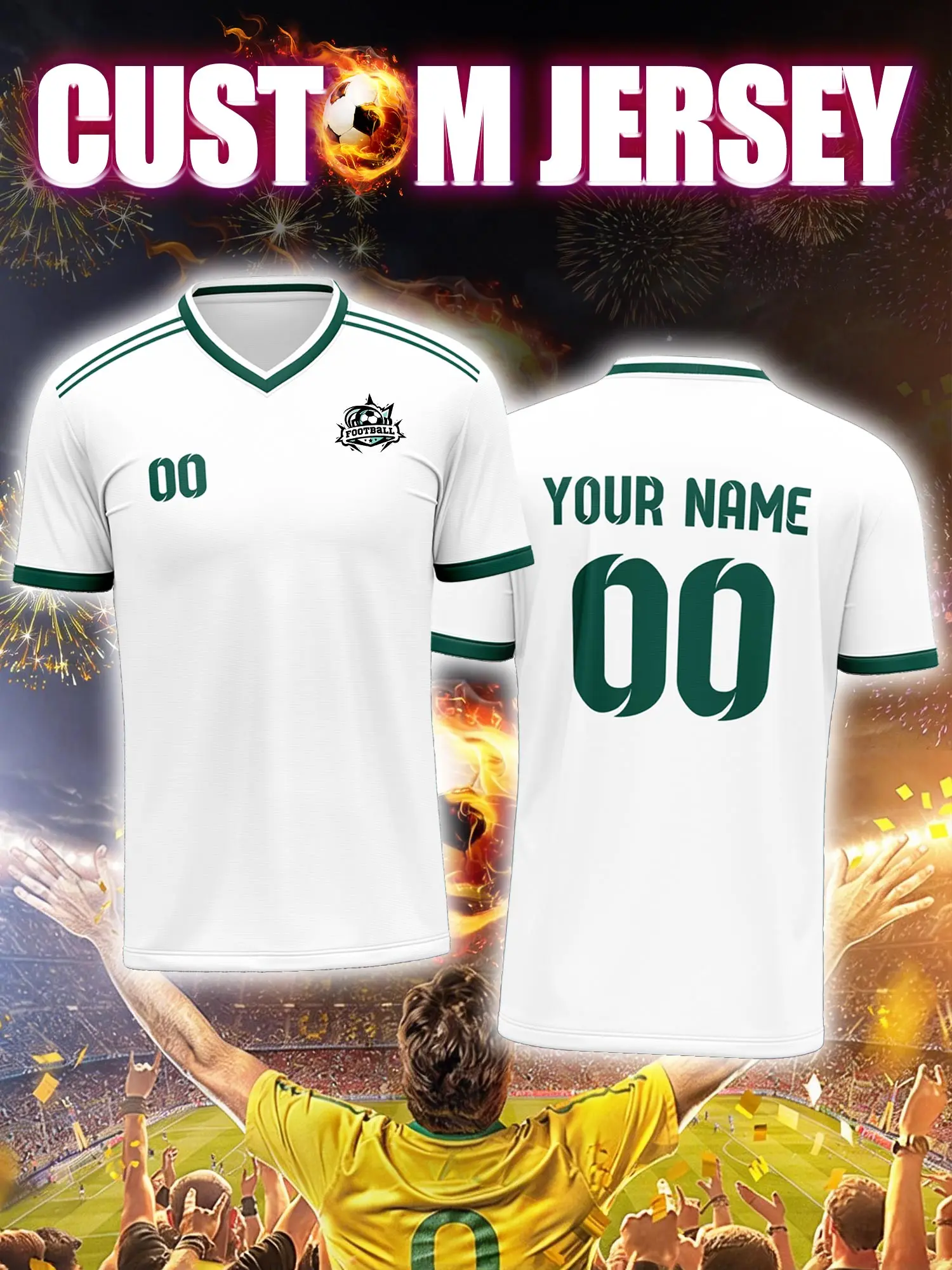 

Спортивные футболки с V-образным вырезом для мужчин и женщин 2026 года с индивидуальным нанесением имени и номера, быстросохнущие, модные, с технологией сублимации