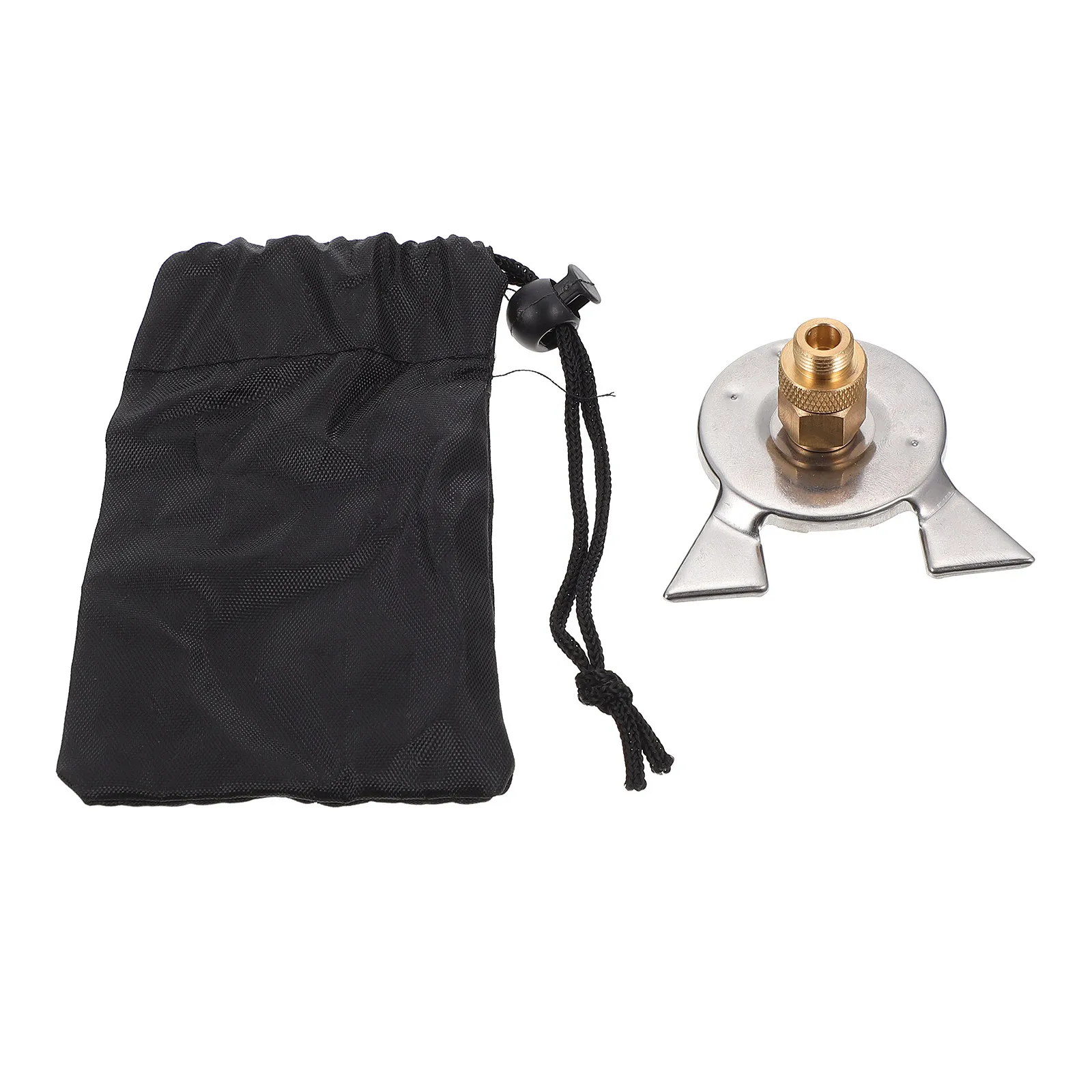 1Set Camping Stove Adapter Propane Tank Converter Gas Tank Conversion Head Outdoor Bbq Portable Camping Accessory