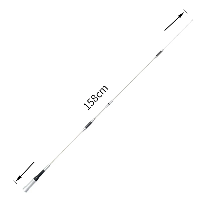 Oryginalny diament SG-7900 dwuzakresowy UHF/VHF 144/430 MHz stal nierdzewna 150 W 5.0/7.6dBi antena zyskowa SG7900 mobilne radio samochodowe