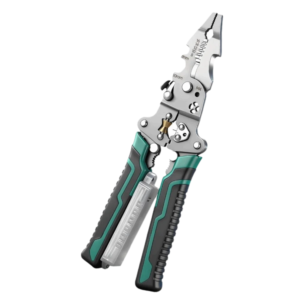 Multifunctional Wire Stripping Pliers Digital Display Cables Crimping Crimping Pliers Peeling And Crimping Non-slip Handle