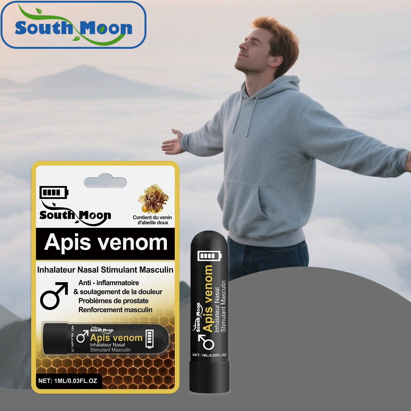 Men's Nursing Nasal Sniffing Stick Daily Nutrition Physical Comfort Gentle Care Inspiratory Nasal Sniffing Stick Portable New