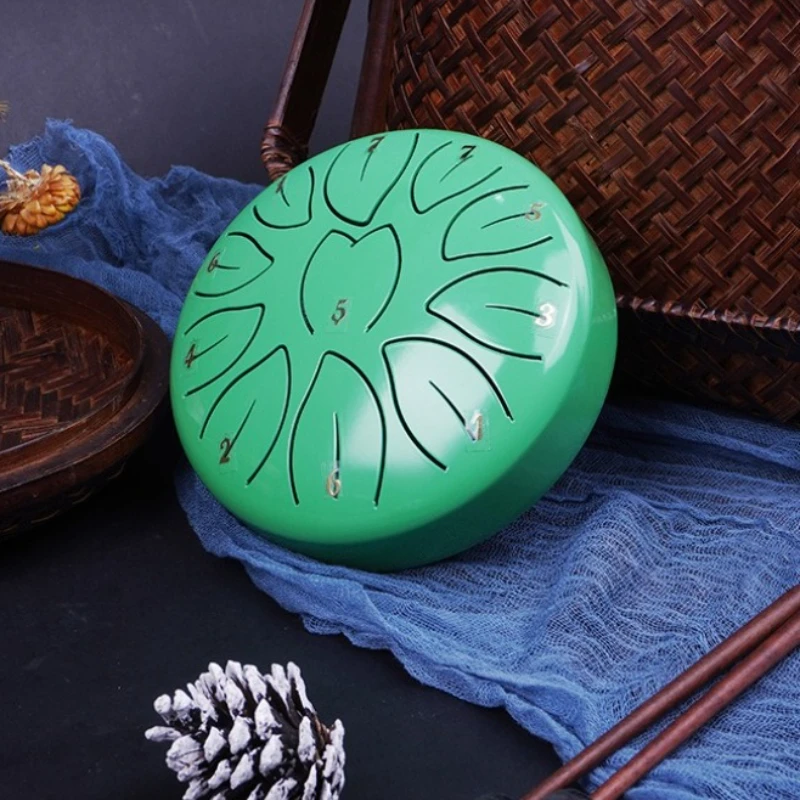 6 بوصة اللسان طبل 11 لهجة الصوت شفاء اللسان طبل التأمل الكربون الصلب المهنية الطبول المحمولة أدوات قرع #3