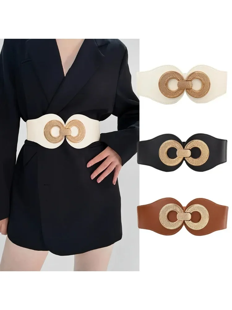 *High Quality Ladies Elastic Wide Waist Seal Dress Suit Coat Sweater Decoration Corset Belts for Women