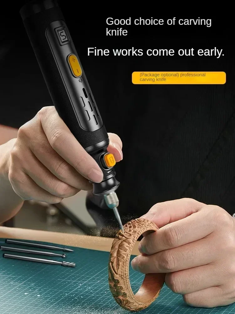 Portable Rechargeable Electric Engraving Pen Carving Tool Set for Small Stone