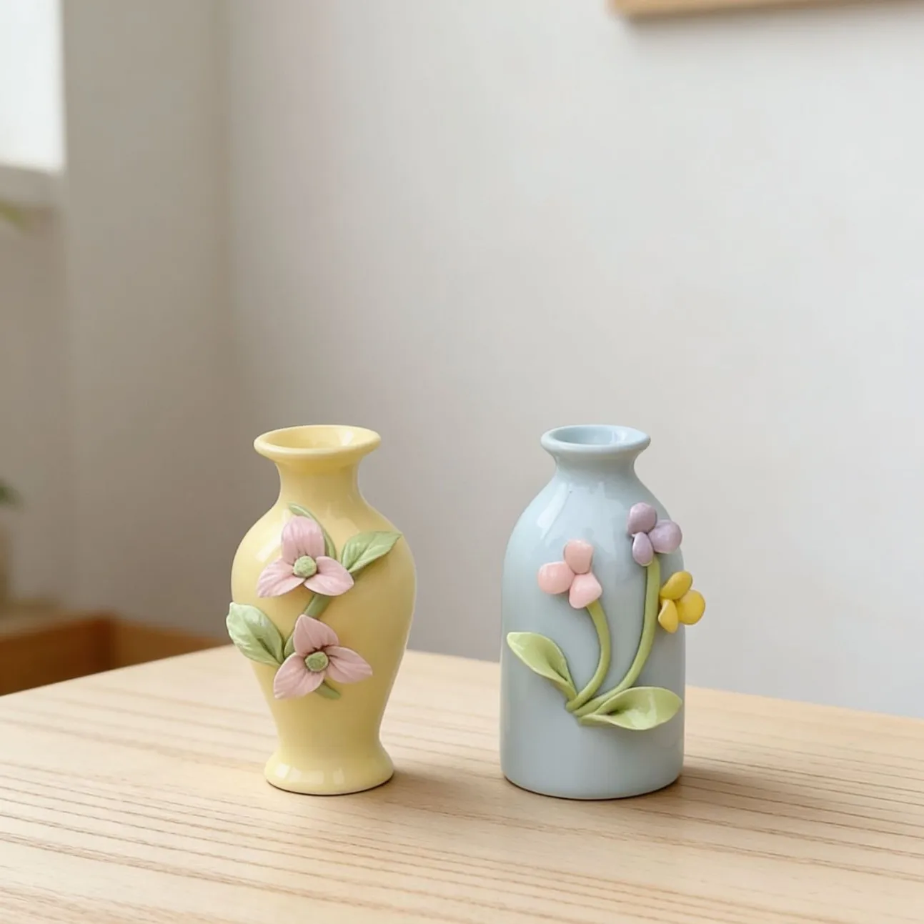 CX ceramic vase pinched flower creative small vase tea table fresh decorative ornament