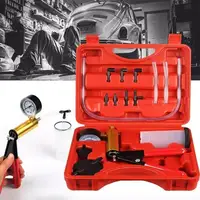 Herramientas automotrices, kit de bomba de vacío manual, probador de bomba de pistola de vacío, bomba de escape de freno de coche, medidor de presión de vacío, reparación de automóviles