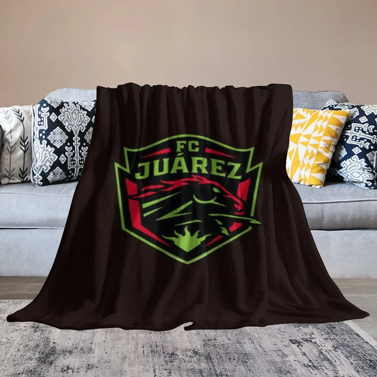 

Mexico Juarez FC Throw Blanket Sofa Couch Cover Soft Cozy Microfiber Flannel Huggl Quilts Bed Blankets Decoration Gifts