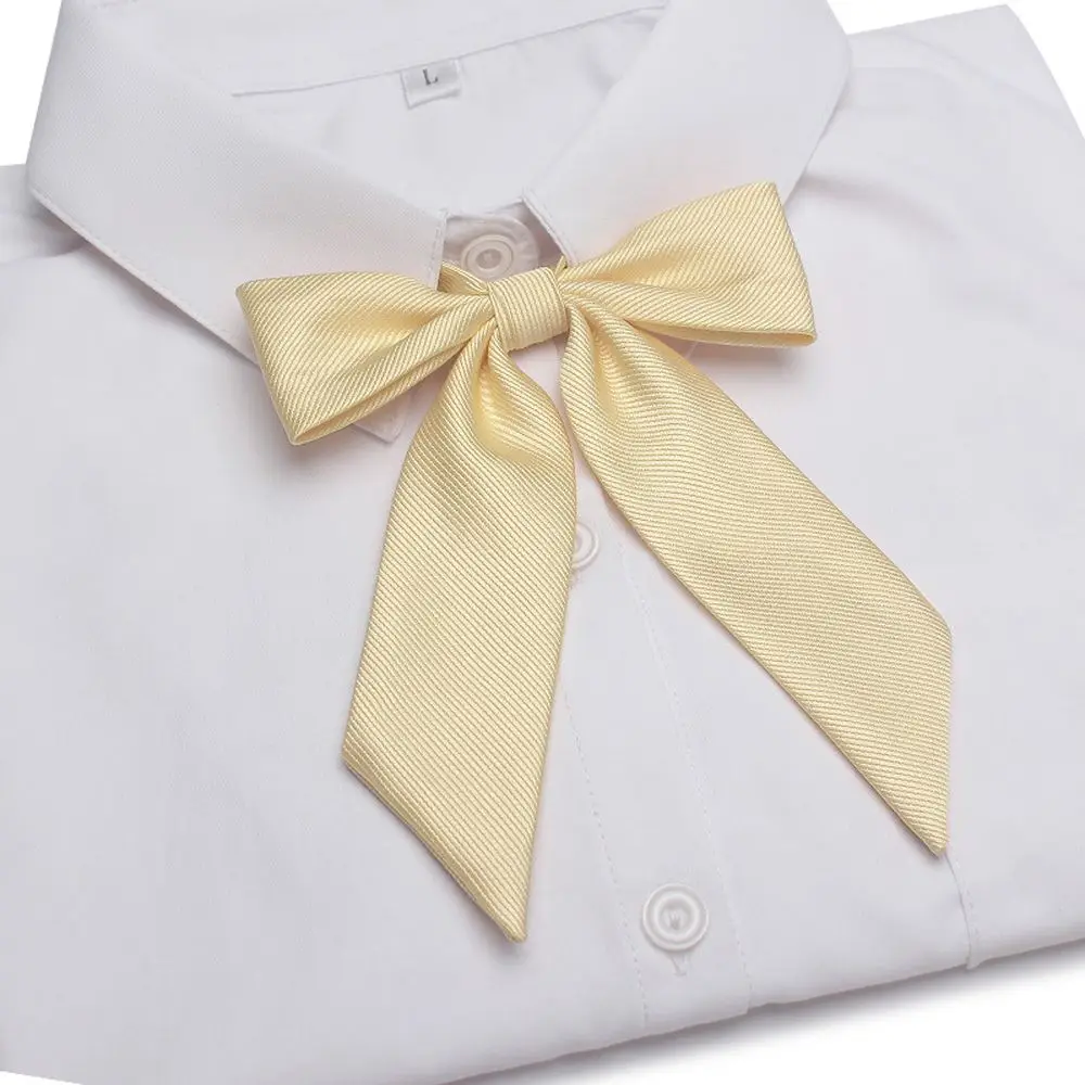 Cravate Papillon Élégante Multicolore en Tissu Sergé Style Coréen pour Mariage, Nœud Papillon pour Étudiantes, Nœud Papillon pour Femme