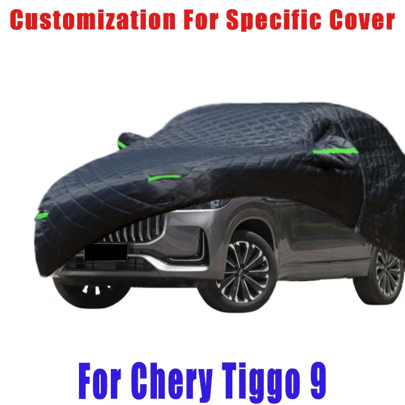 

Для Chery Tiggo 9 Защита от града автоматическая защита от дождя, защита от царапин, защита от пилинга краски, предотвращение снега в автомобиле