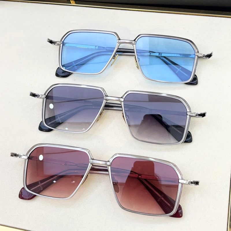 New JMM VASCO Fashion Sunglasses Handmade Quality Rectangular Designer Brand Classic Alloy Glasses Outdoor