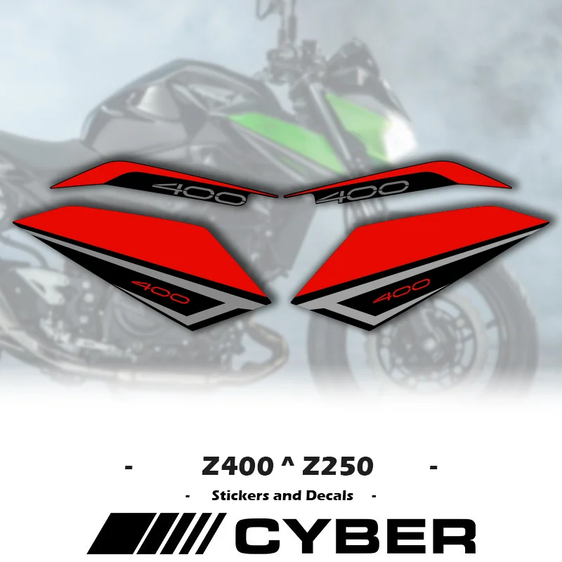 For Kawasaki Z400 Z250 19 20 21 22 23 New Motorcycle Fairing Shell Replica Metal Color Sticker Decal Z250 Z400 19-24