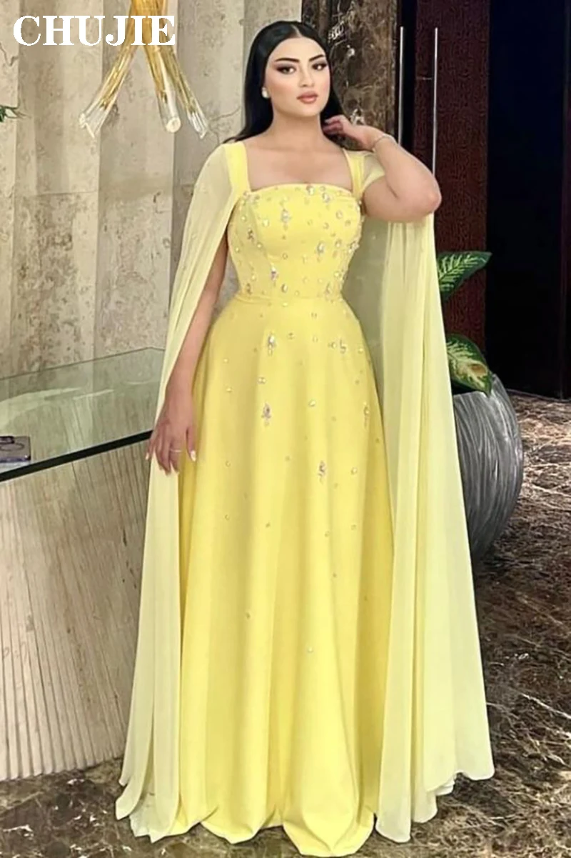 Femmes robes de soirée perles formelles paillettes Robe de soirée Araba dubaï cristal robes de bal personnalisées Robe en mousseline de soie Robe de bal فساتmavera