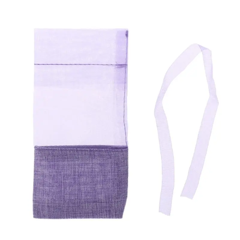 Lavender Sachet Empty Bag Mesh Stitching Beam Pocket For Storage Dry Flowers See