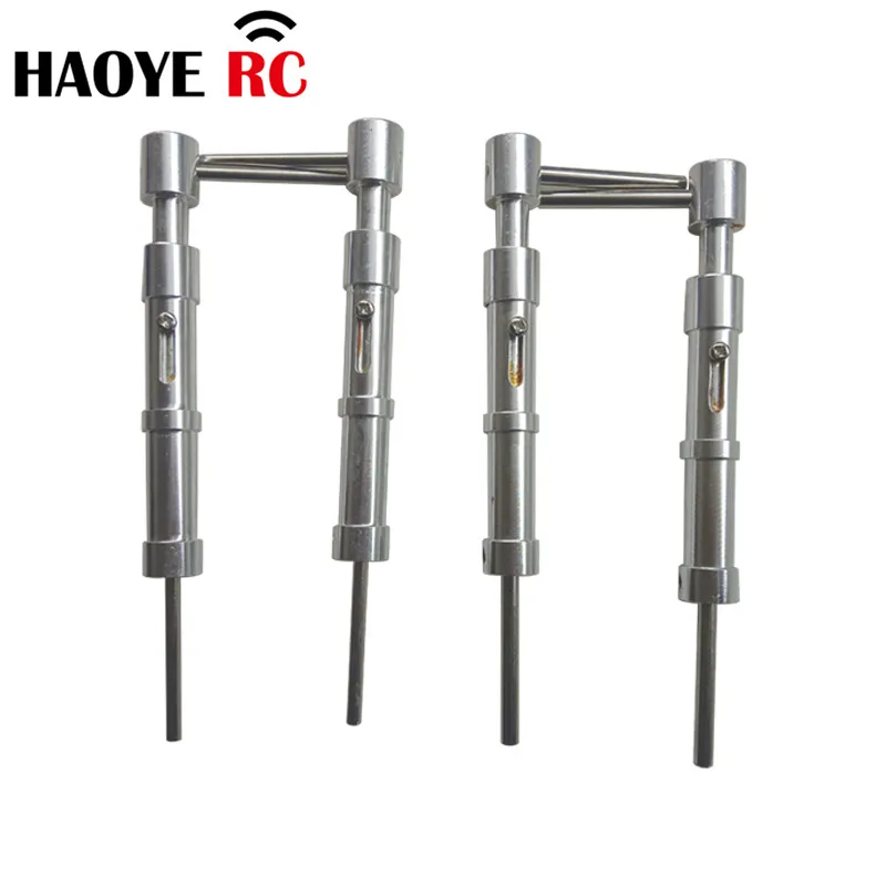 Haoye 1Pair Alu Anti-Vibration Landing Gears  Legs Airplane Shock Absorbing For RC Airplane Model Parts Accessory