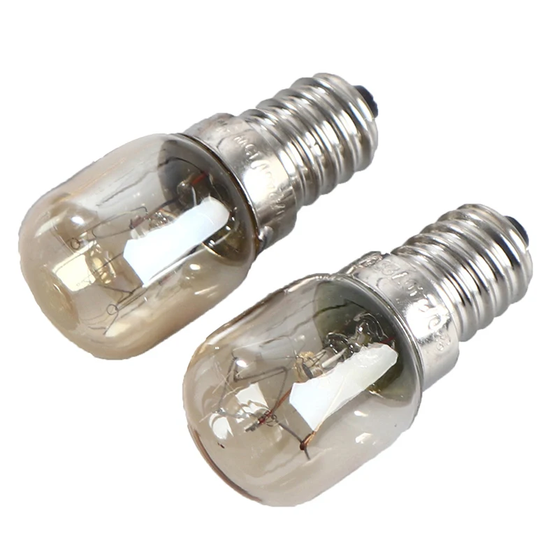 Oven Light 15W 25W High Temperature Resistant 300 Degree Oven Microwave Oven Bulb Salt Lamp E14 Small Screw Mouth