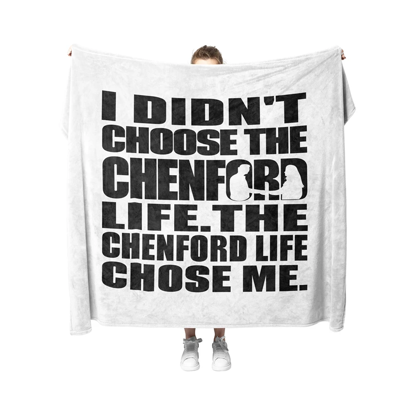 Aertemisi I Didn't Choose The Chenford Life Pet Blanket for Small Medium Large Dog Cat Puppy Kitten Couch Sofa Decor