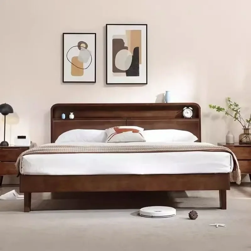 Nordic solid wood bed