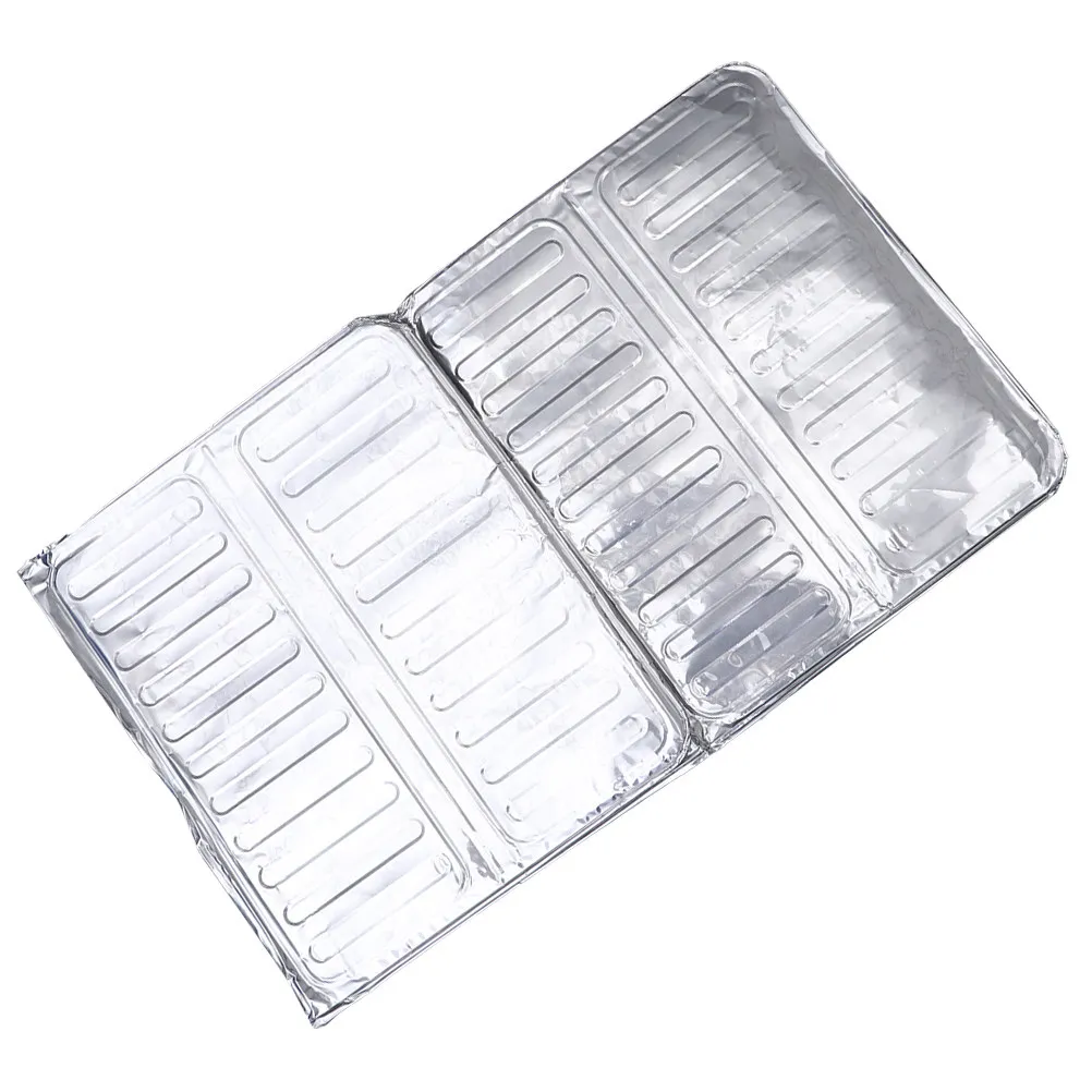 Oil Splatter Guard Folding Kitchen Baffle Anti-Oil Splash Protector Stove Wall Shield Frying Pan Grease Screen Heat Insulation