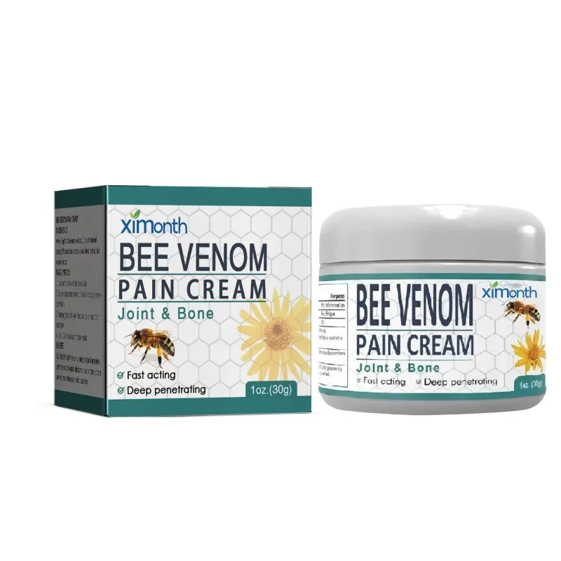 Bee Venom Joint Ointment Relieves Pain in The Lumbar Spine Hands Feet Joints Shoulders and Neck. Massage  Care Cream