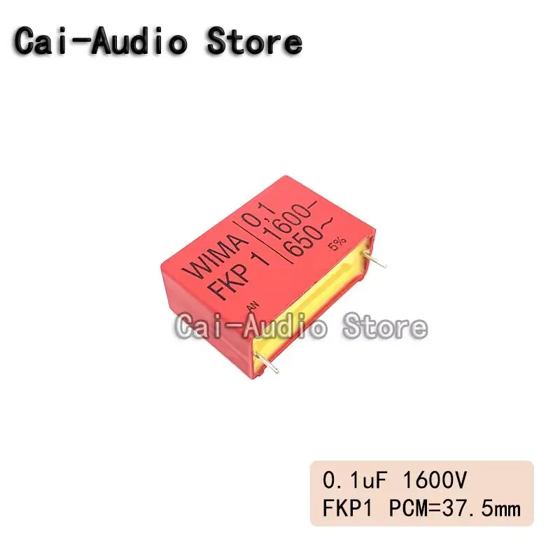 1PCS/5PCS/10PCS/Lot Germany WIMA FKP1 1600V 0.1UF 1600V104 100NF Film Capacitor 1600v0.1UF 104 Pitch 37.5mm FKP1T031007E00