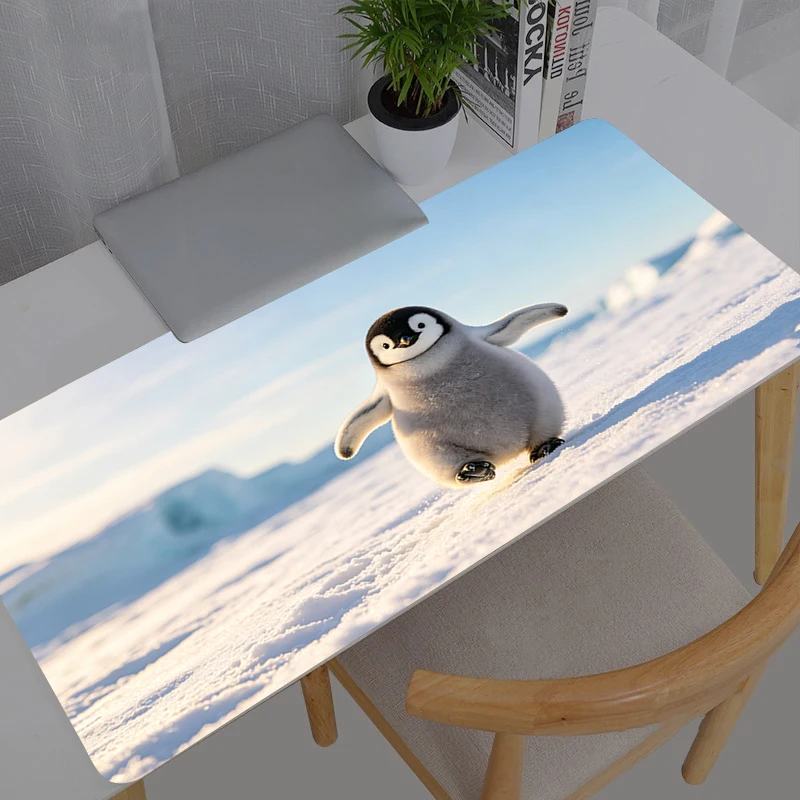Mouse Pad Penguin Cute Xxl Gaming Accessories Computer Keyboard Gamer Designed Specifically For e-sports Games Mousepad