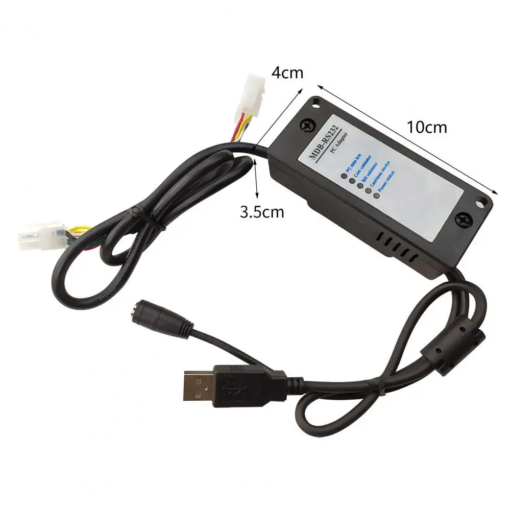 

Useful Lightweight Bill Acceptor Adapter with Indicator Light Easy Installation Serial MDB Cashless Adapter for Business