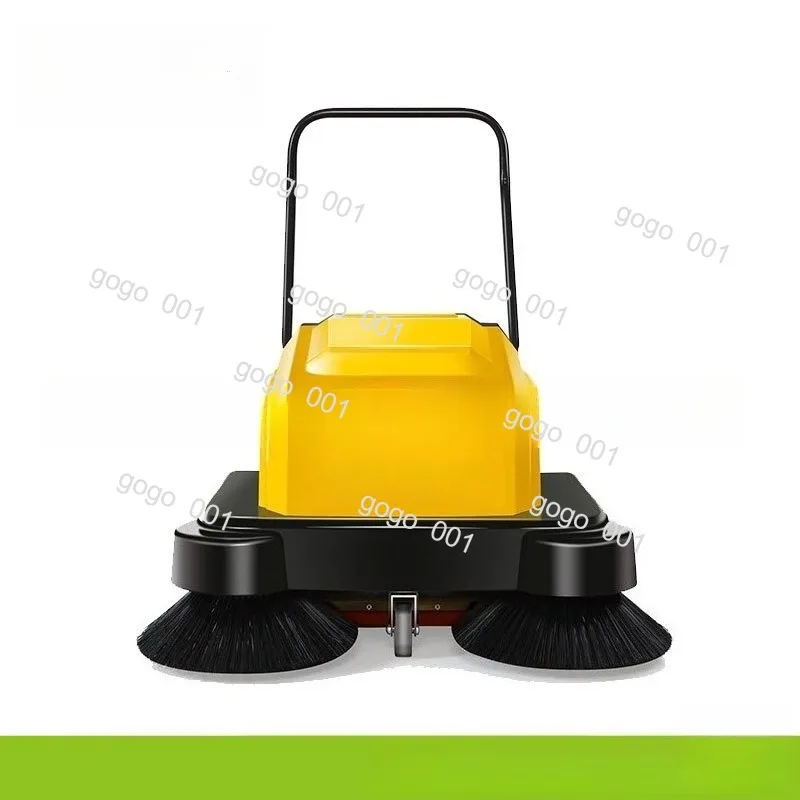 Electric Push Sweeper MN-P100AS for Factory Workshop Warehouse, Industrial Dust Collection, 1000mm Sweeping Width