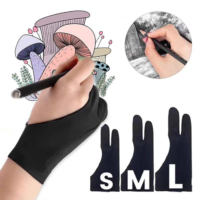 S/M/L Size Palm Guard Smooth Tablet Drawing Control Anti-Fouling Artist Glove For Apple iPad Air PC Tablet S/M/L Size Palm Guard