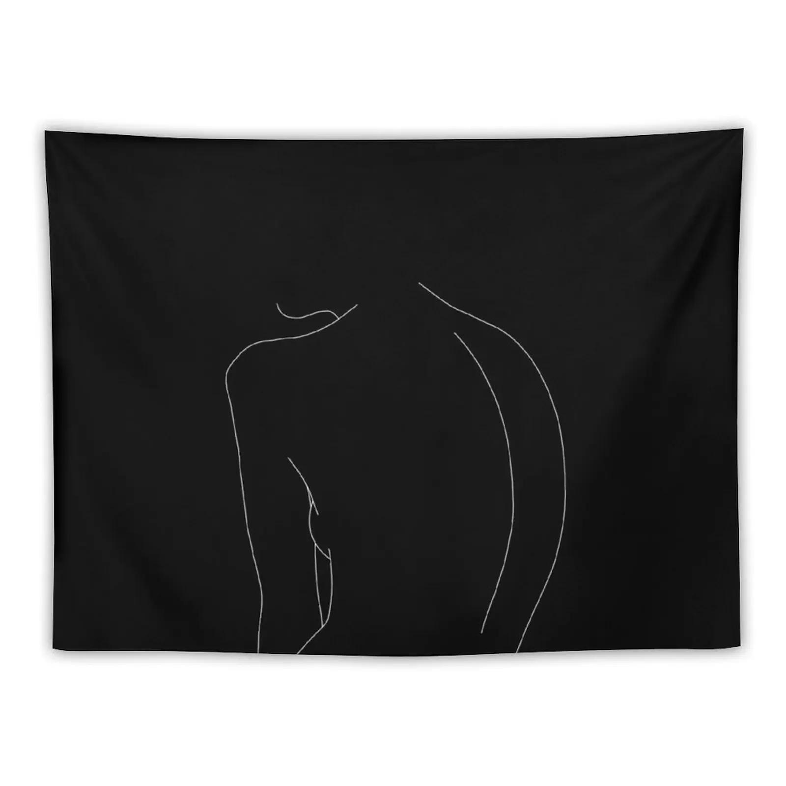 

Nude back line drawing illustration - Alex Black Tapestry Cute Decor Home Decor Accessories Things To Decorate The Room Tapestry