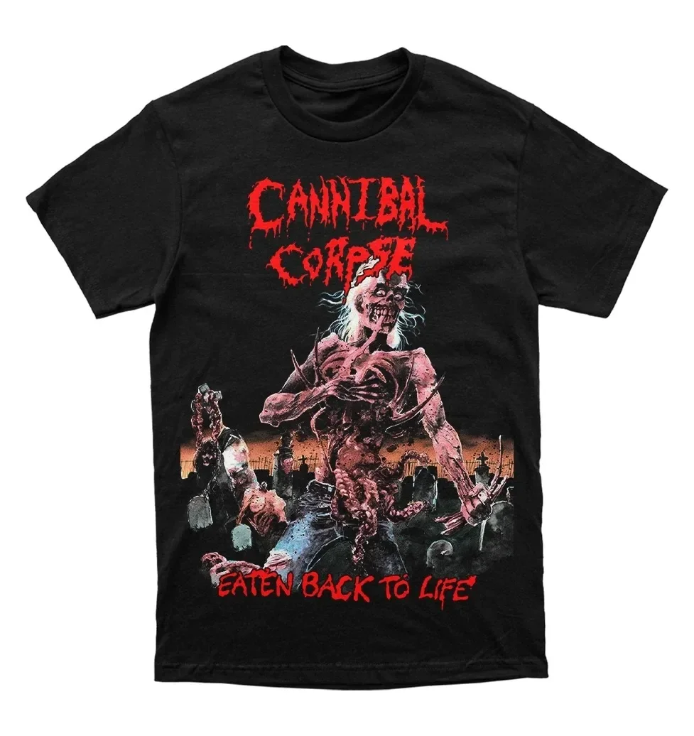Fashion CANNIBAL CORPSE 3D Printed T Shirt For Men Summer Fashion Round Neck Short Sleeve Tops Daily Hip-hop Streetwear Tees