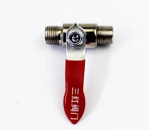 1/4 Inch Stainless Steel Ball Valve Air Compressor Hose Connector