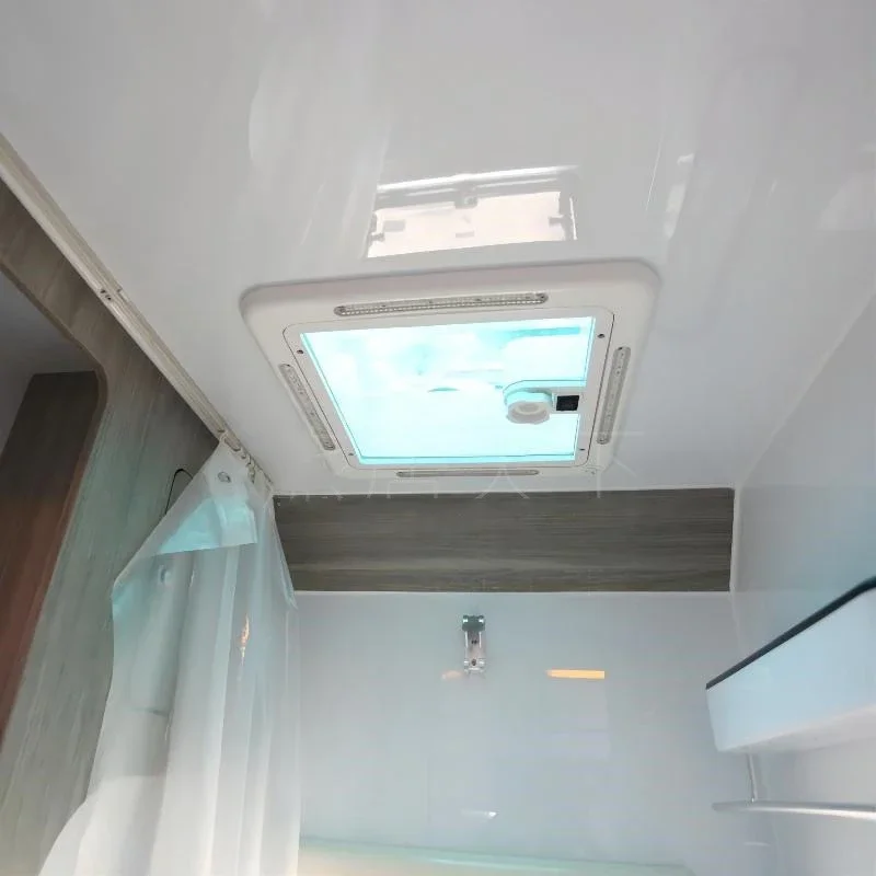 RV bathroom ventilation fan 12V Exhaust Fan Trailer Caravan Cooling Fan Two-way in and out with Lights