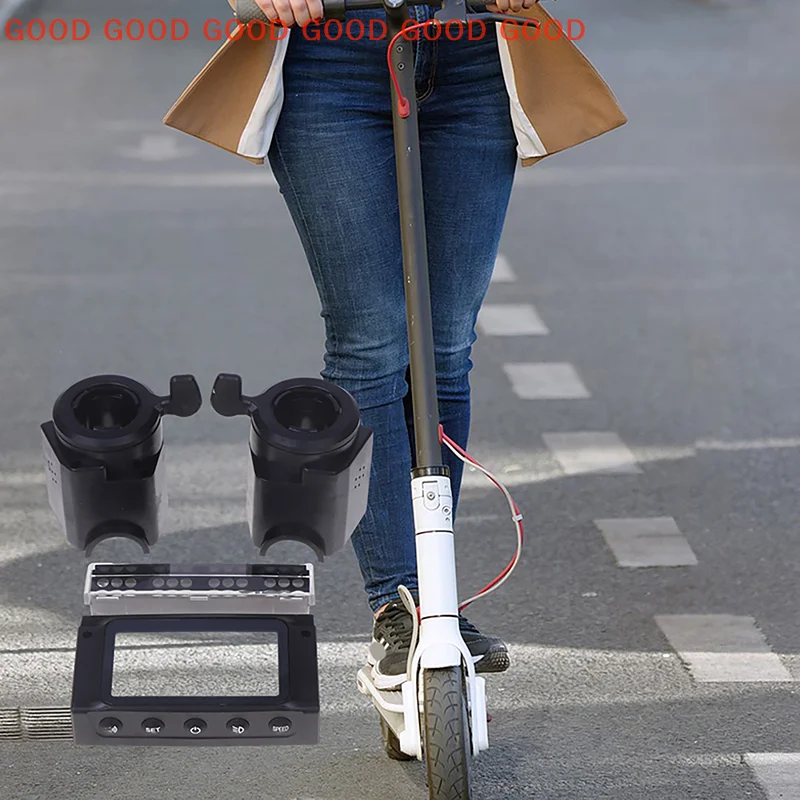

Dashboard Display Protect Shell Screen Cover Left/Right Thumb Handle Lamp Shell Lamp Housing Kit For KUGOO Electric Scooter