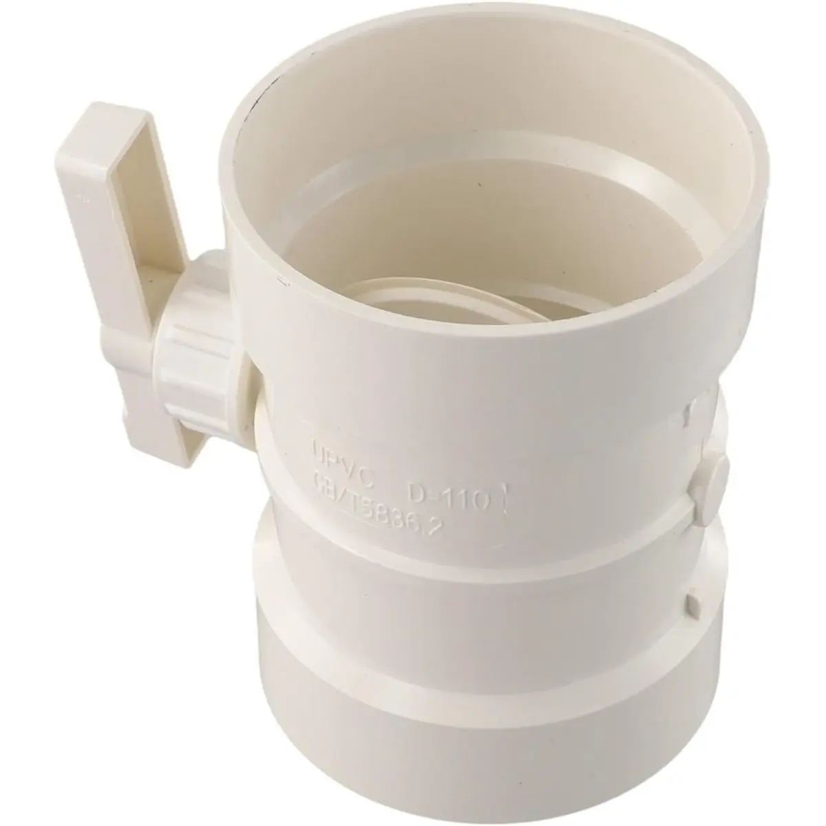 

Ручной регулятор расхода воздуха из ПВХ для вытяжных каналов и систем вентиляции - белый регулятор, диаметр (110 мм)