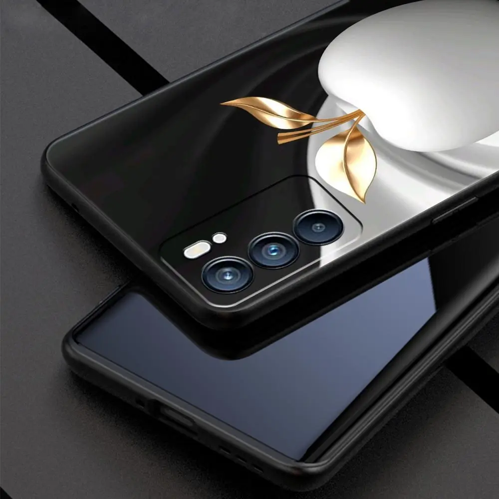 سعيد الأسود أبل قضية الهاتف ل ممن لهم A17 A31 A54 A57 A78 A79 A98 البحث X5 X6 رينو 6 7 8 10 11 12 13 F برو 5G لينة غطاء من البولي يوريثان أكياس #2