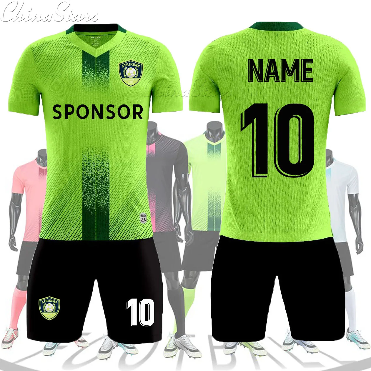 

Men Boys Football Sport Sets 2024 New Survetement Football Kits Youth Futbol Training Uniforms Clothes DIY Custom Size 4XS-5XL