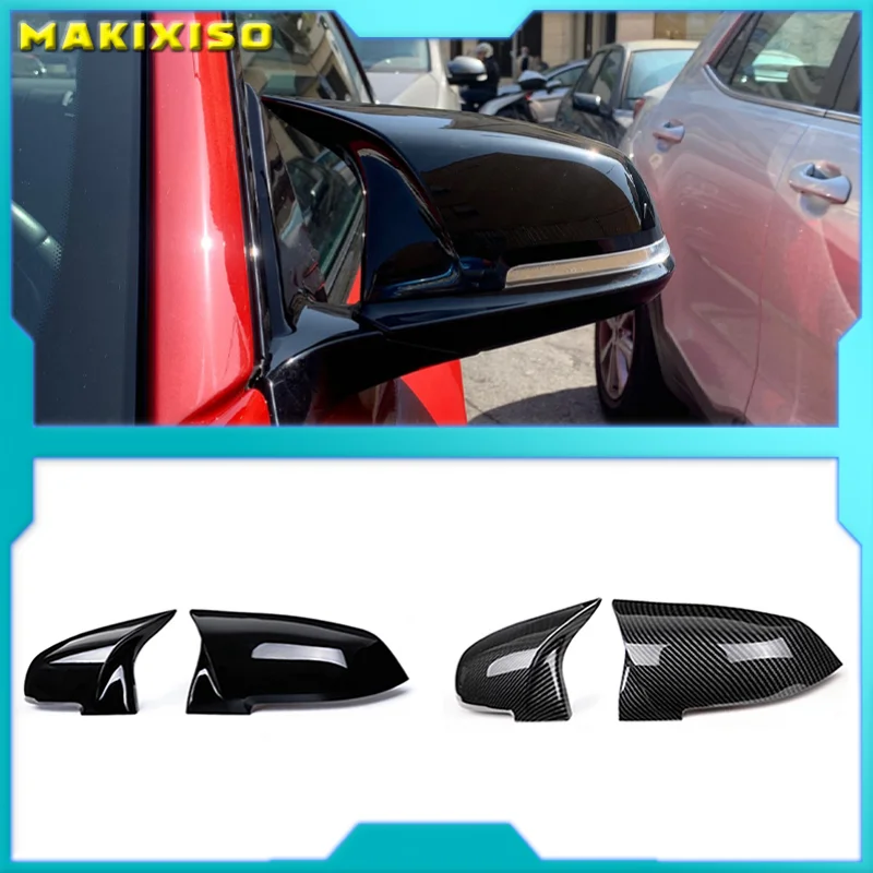 

For BMW 1 2 3 4 Series F20 F30 F31 F32 F36 2012 - UP 320i 328i 330d 335i M3 M4 Look Replacement style Carbon Fiber Mirror Cover