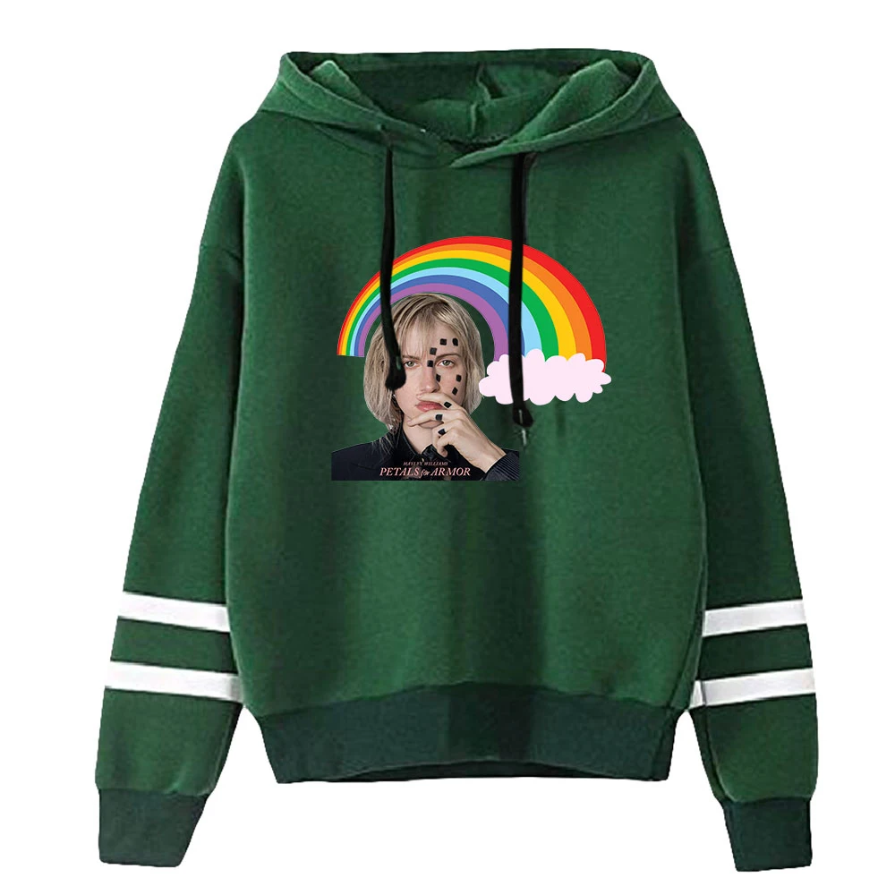 Sudadera con capucha de Hayley Williams para hombre y mujer, suéter Unisex con mangas paralelas, sin bolsillos, estilo informal, ropa de moda