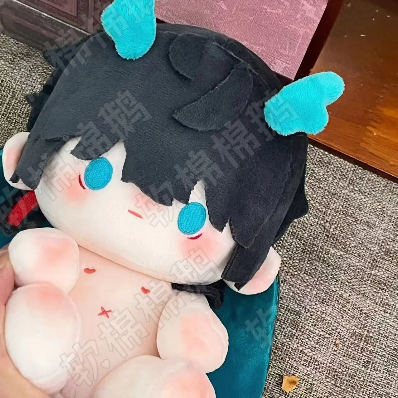 Anime Honkai: Star Rail Dan Heng Imbibitor Lunae figura sentada muñeco de peluche cuerpo vestir almohada de peluche 20CM juguetes muñecas regalo