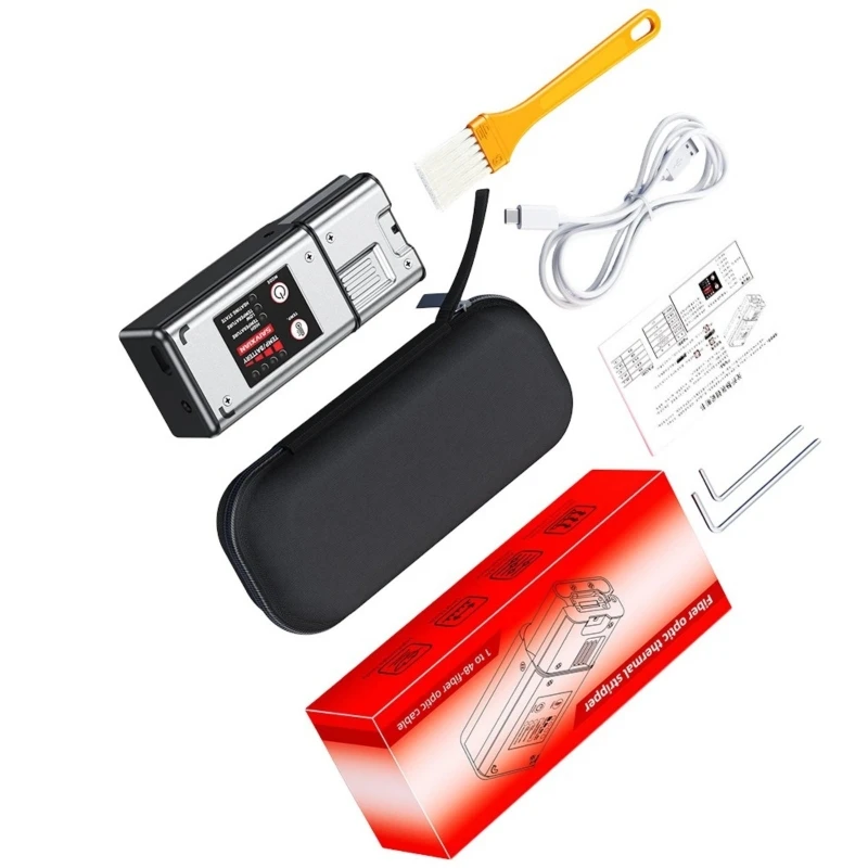 HX6A Rechargeable Opticals Cable Thermal Stripper with 8 Level Temperature Control