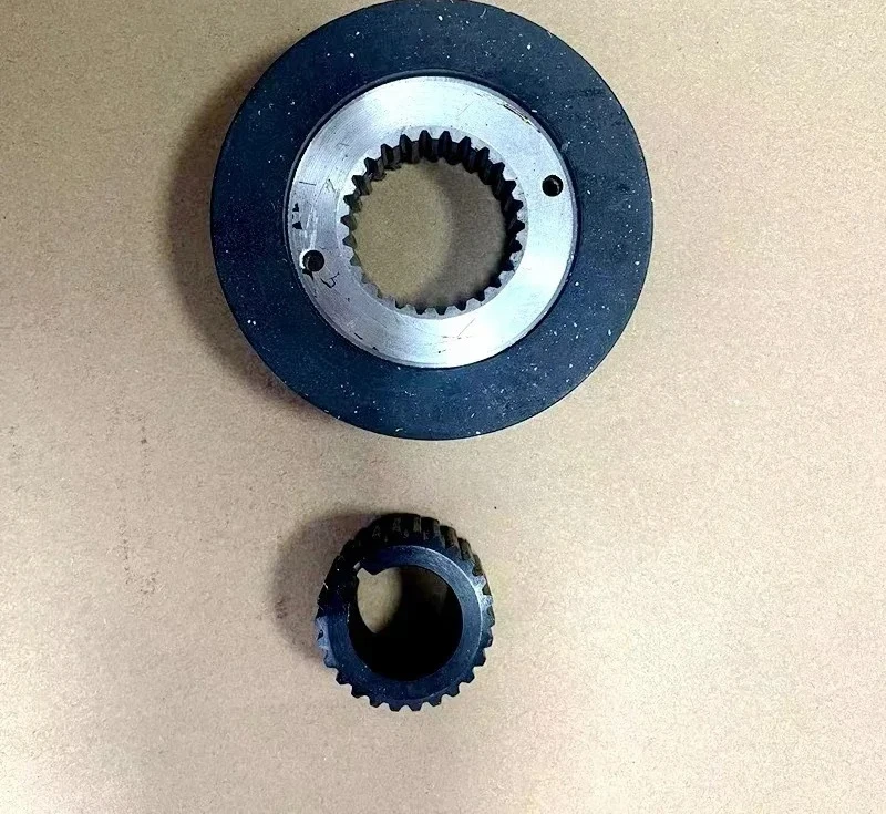 installed brake disc SDZ1 series electromagnetic brake pads