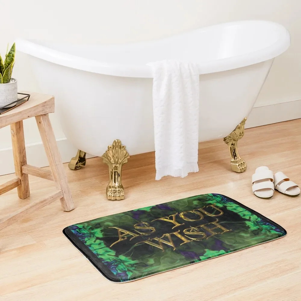 AS YOU WISH Princess Bride Quote Bath Mat Absorbent Bathroom Set For Bathroom Foot Bathroom Mat