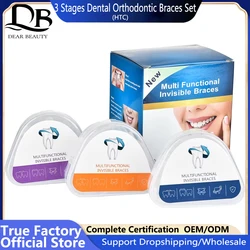 Dental Orthodontic Braces Set 3 Stages Silicone Alignment Trainer Teeth Retainer Bruxism Mouth Guard Kids Teeth Straightener