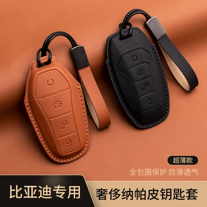 Per BYD Keycase Cover chiave in pelle Dolphin Seagull Song Plusdmi maschio Yuan Plus Tang Song Pro Qin Plus