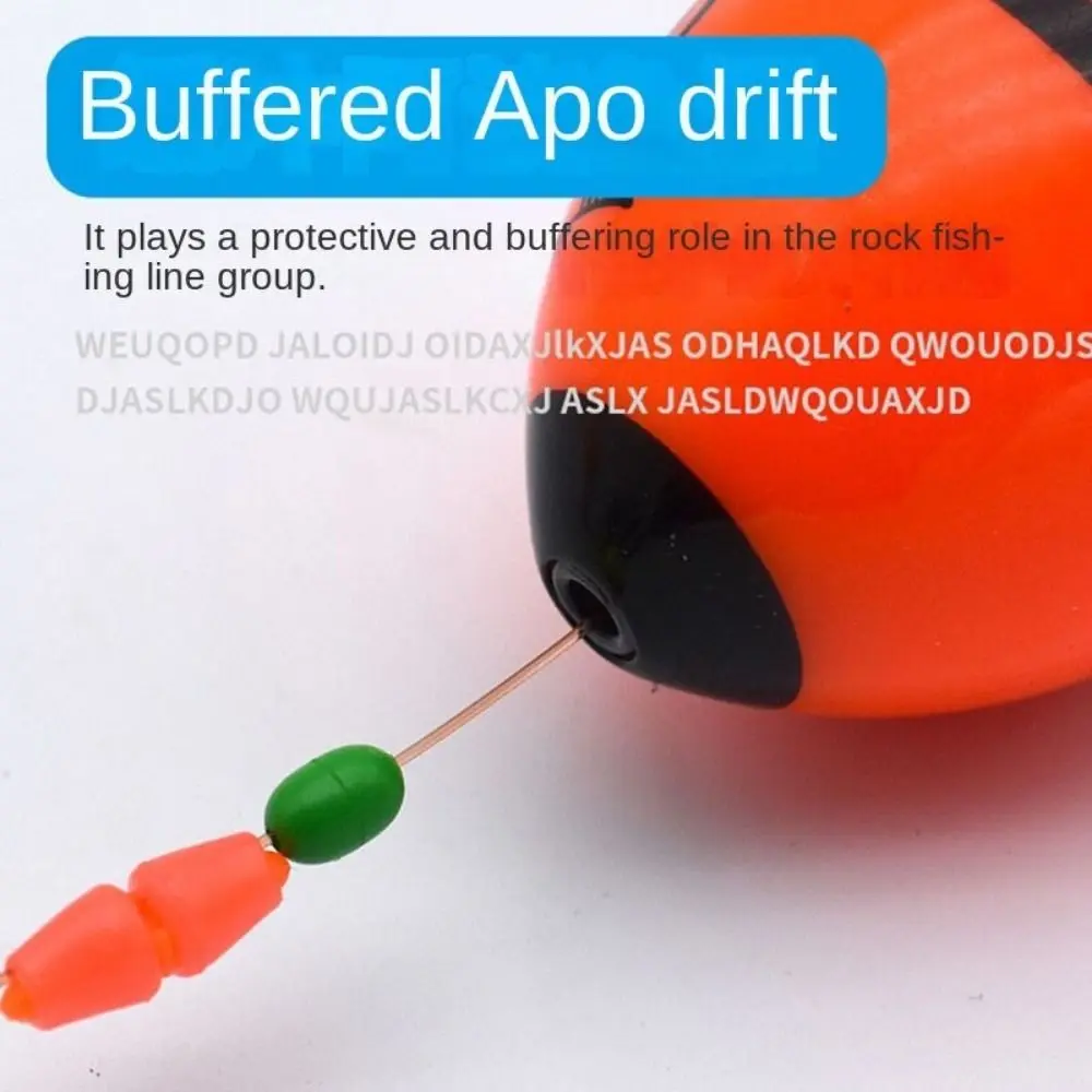 100PCS/Lot Anti-collision Color Anti-collision Bean Anti-tangle Software Soft Rubber Buffer Beads Rubber Color