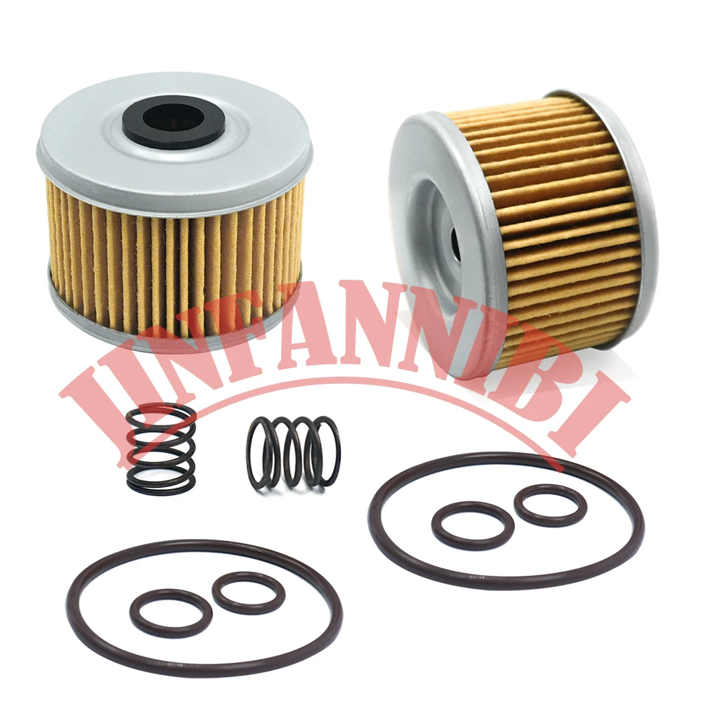 2 Pack Oil Filter Kit & O-Rings Set For Honda Sportrax 400 TRX400EX 1999-2004 2005 2006 2007 2008