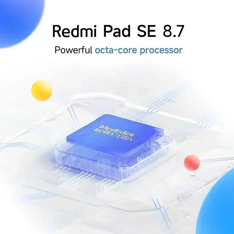 Versión global Xiaomi Redmi Pad SE 8,7 pulgadas Mi Tablet 6650mAh MTK Helio G85 altavoces duales Dolby Atmos ®   Pantalla de 90 Hz